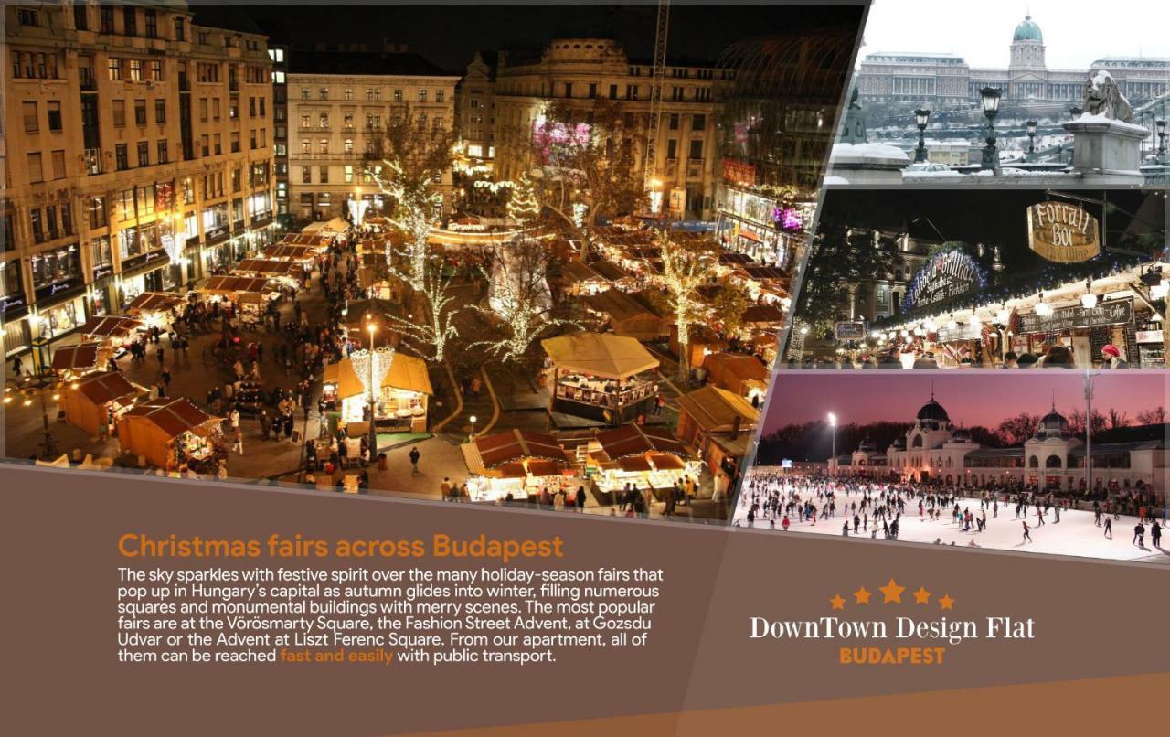 Appartamento Downtown Design Flat Budapest Esterno foto