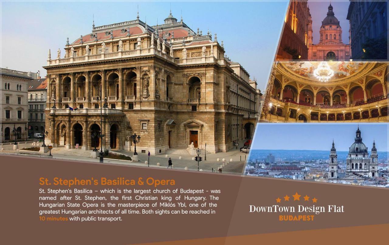 Appartamento Downtown Design Flat Budapest Esterno foto